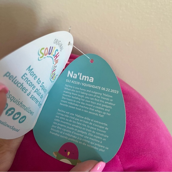 NWT 12” Na’lma the Hummingbird Squishmallow - Picture 3 of 4